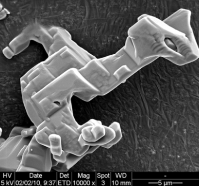 a close-up of a grey object